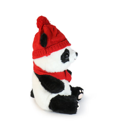 Winter Panda Beanie and Scarf Plush Toy, 10 Inch