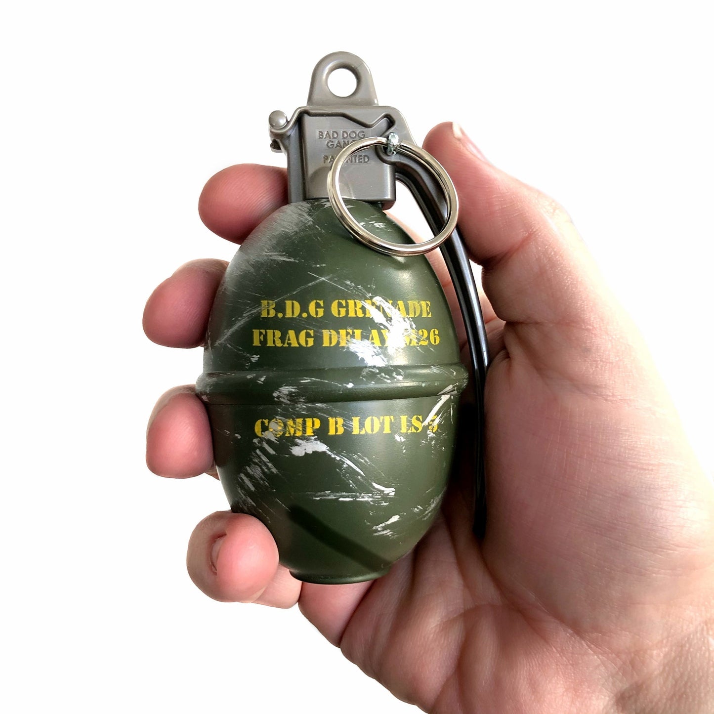 Hand Grenade Dog Waste Bag Dispenser