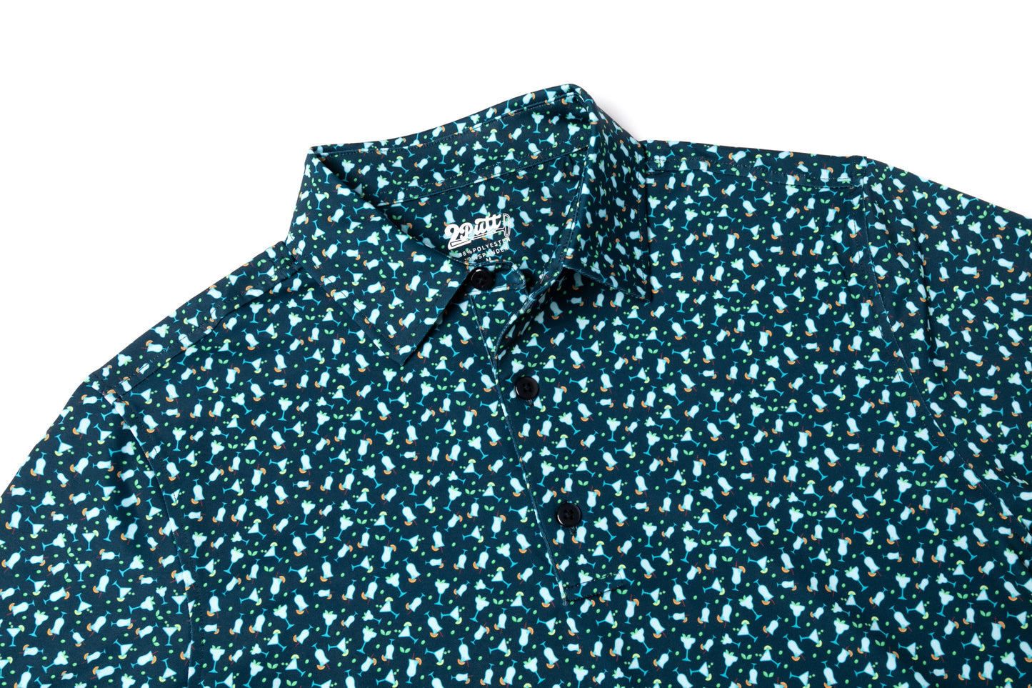 Cocktail Hour Men's Golf Polo Shirt