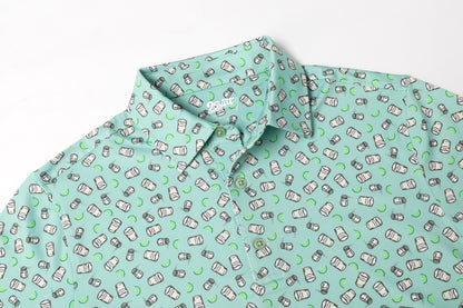 2putt Tequila Shots Men's Golf Polo Shirt