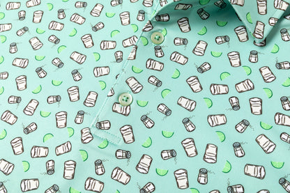 2putt Tequila Shots Men's Golf Polo Shirt