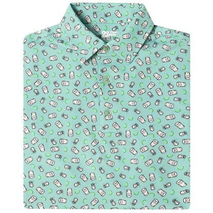 2putt Tequila Shots Men's Golf Polo Shirt