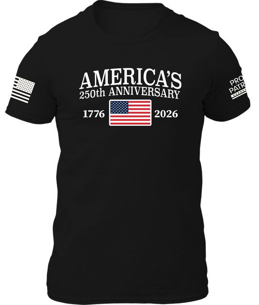 America 250th Anniversary Shirt, Patriotic Graphic Tee