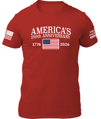 America 250th Anniversary Shirt, Patriotic Graphic Tee