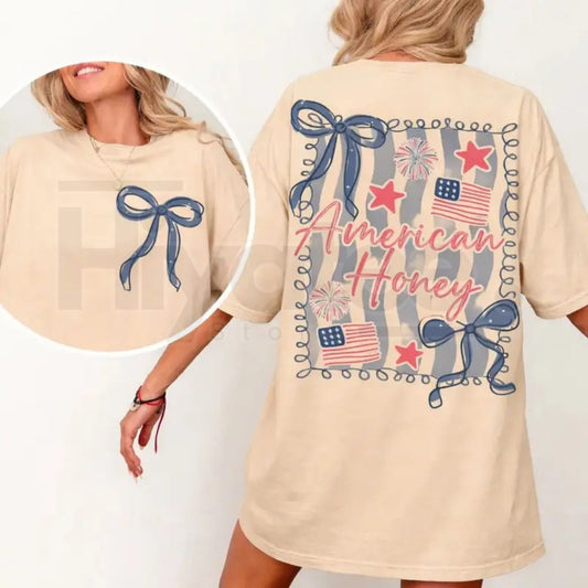 American Honey Coquette 4th of July Vintage USA Top