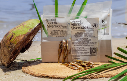 Raw Instincts Dehydrated Atlantic Silverside Fish Treats for Cats and Dogs