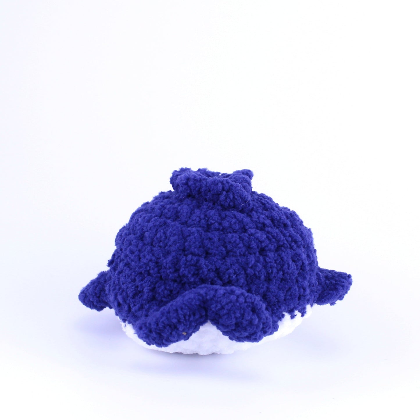 Betty the Blueberry Whale Crochet Plushie, Handmade in Massachusetts