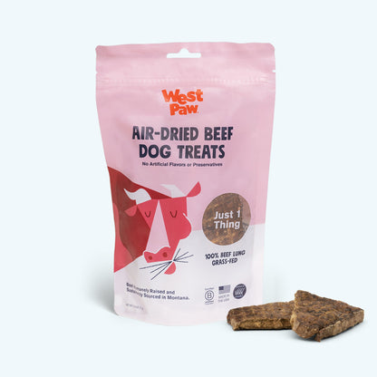 West Paw Air-Dried Beef Lung Dog Treats
