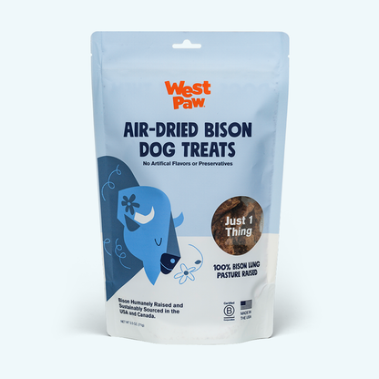 West Paw Air-Dried Bison Lung Dog Treats