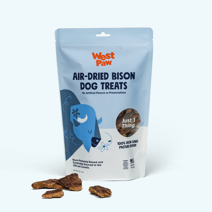 West Paw Air-Dried Bison Lung Dog Treats