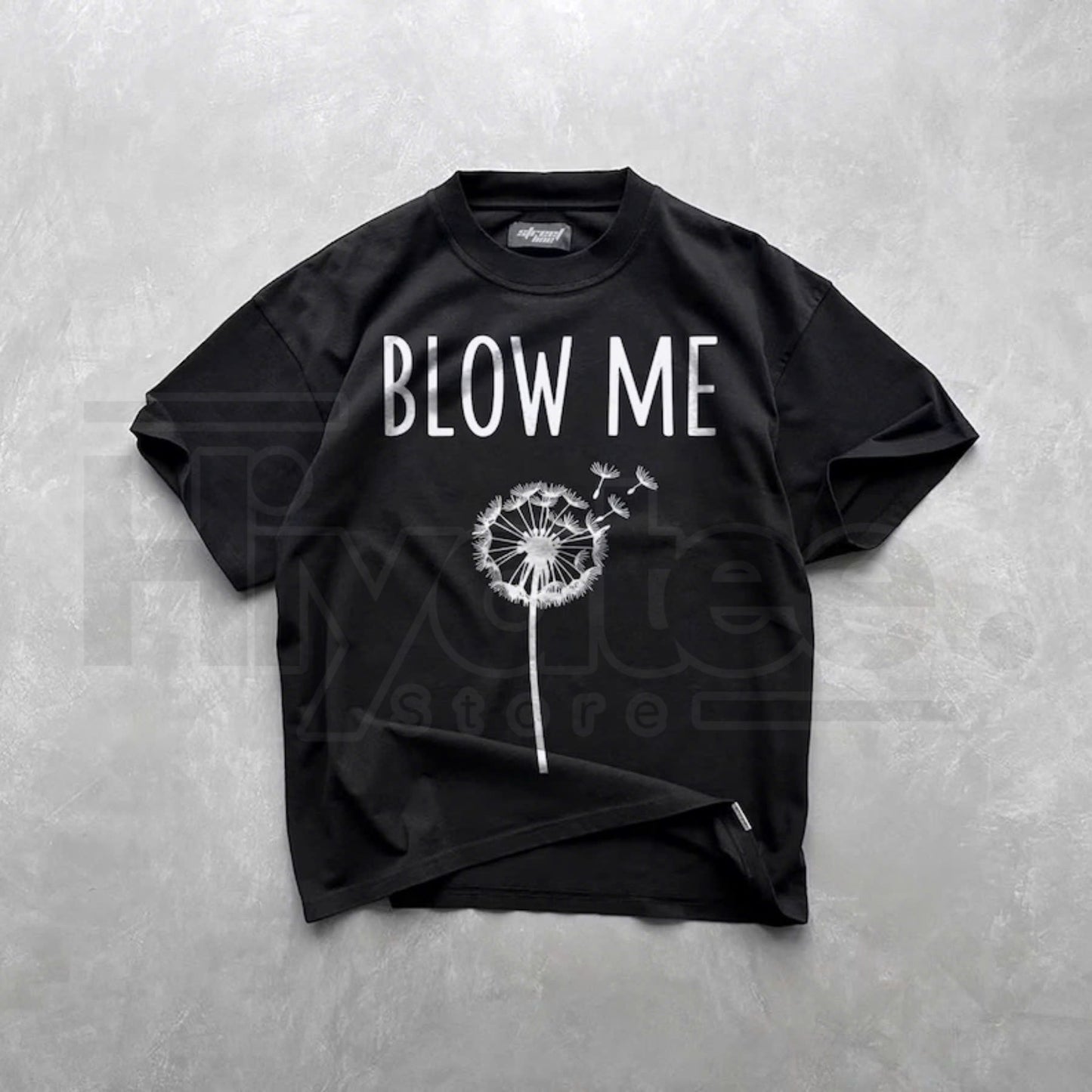 Blow Me Dandelion Funny Adult Humor Graphic T-Shirt