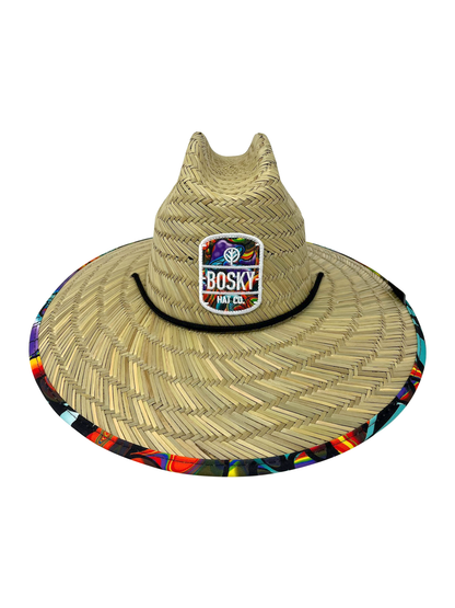Shrooms in the Shade Straw Hat - UPF 50 Sun Protection, Bosky Hat Co.