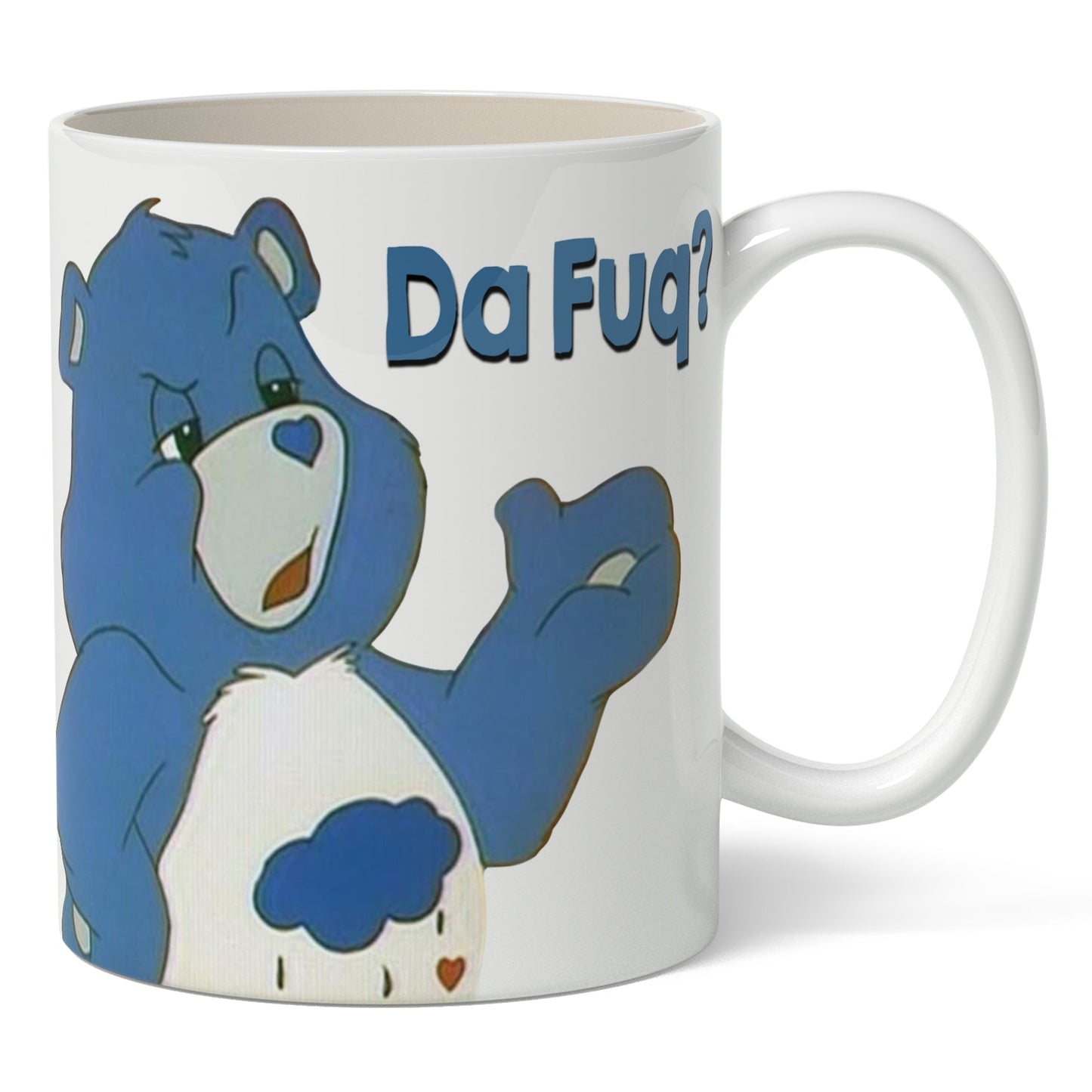 Care Bears Da Fuq Mug, Funny Grumpy Bear Parody Coffee Mug