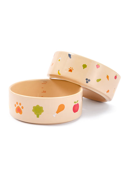 Nomnom Ceramic Pet Bowl for Dogs and Cats