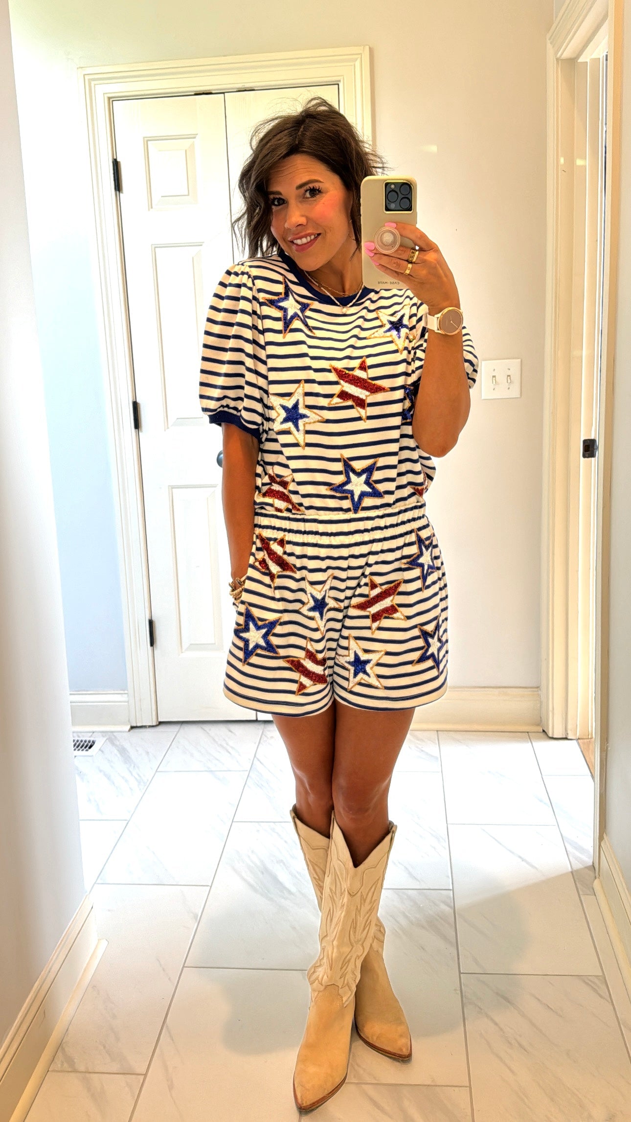 Stars and Stripes Set - Patriotic Two-Piece Outfit