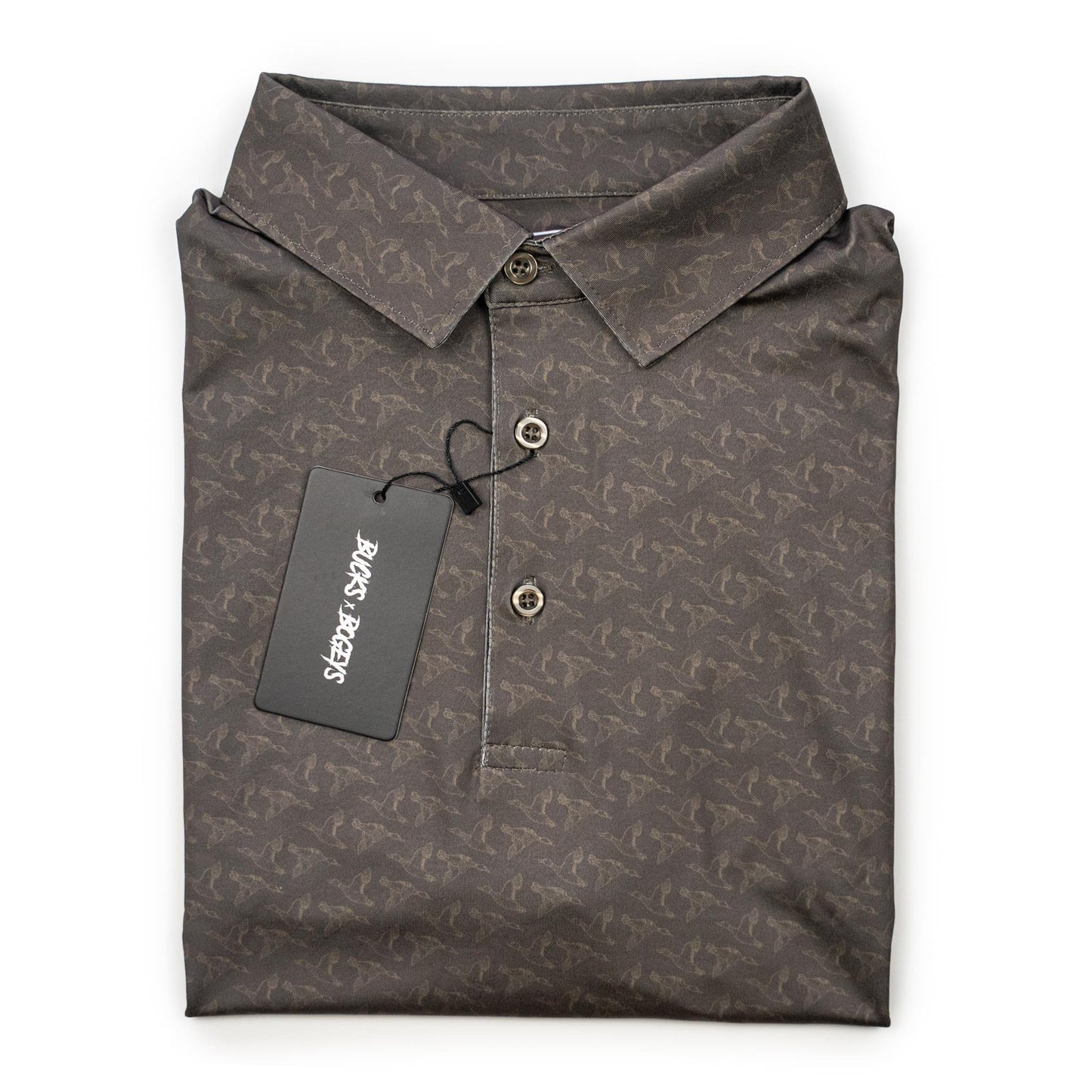 Bow Crew Mallards Duck Hunting Golf Polo Shirt