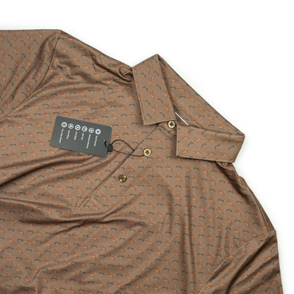 Bow Crew Jumpin Buck Hunting Golf Polo Shirt