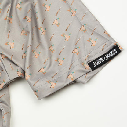 Bow Crew One More Pass Duck Hunting Golf Polo Shirt