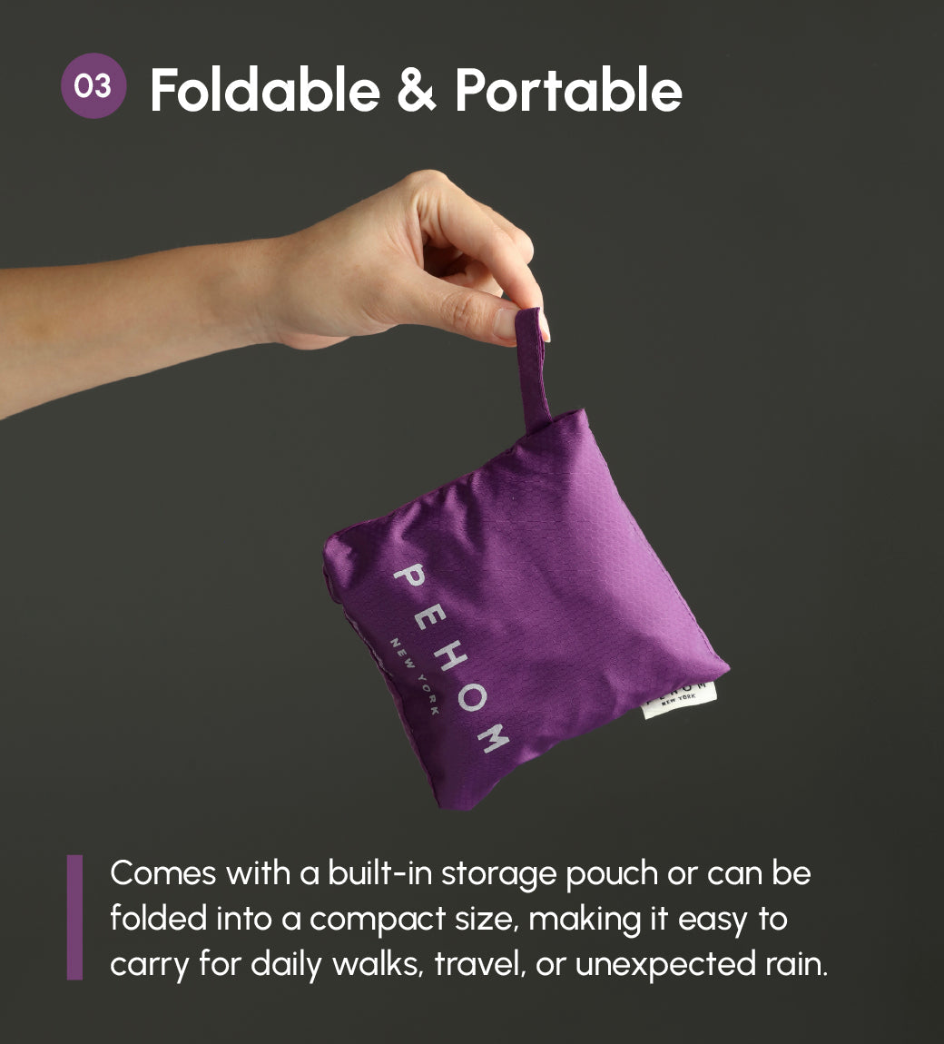 Capsule Raincoat for Dogs and Cats, Purple