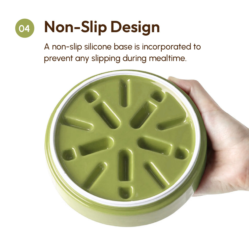 Macaroni Slow Feeder Dog Bowl