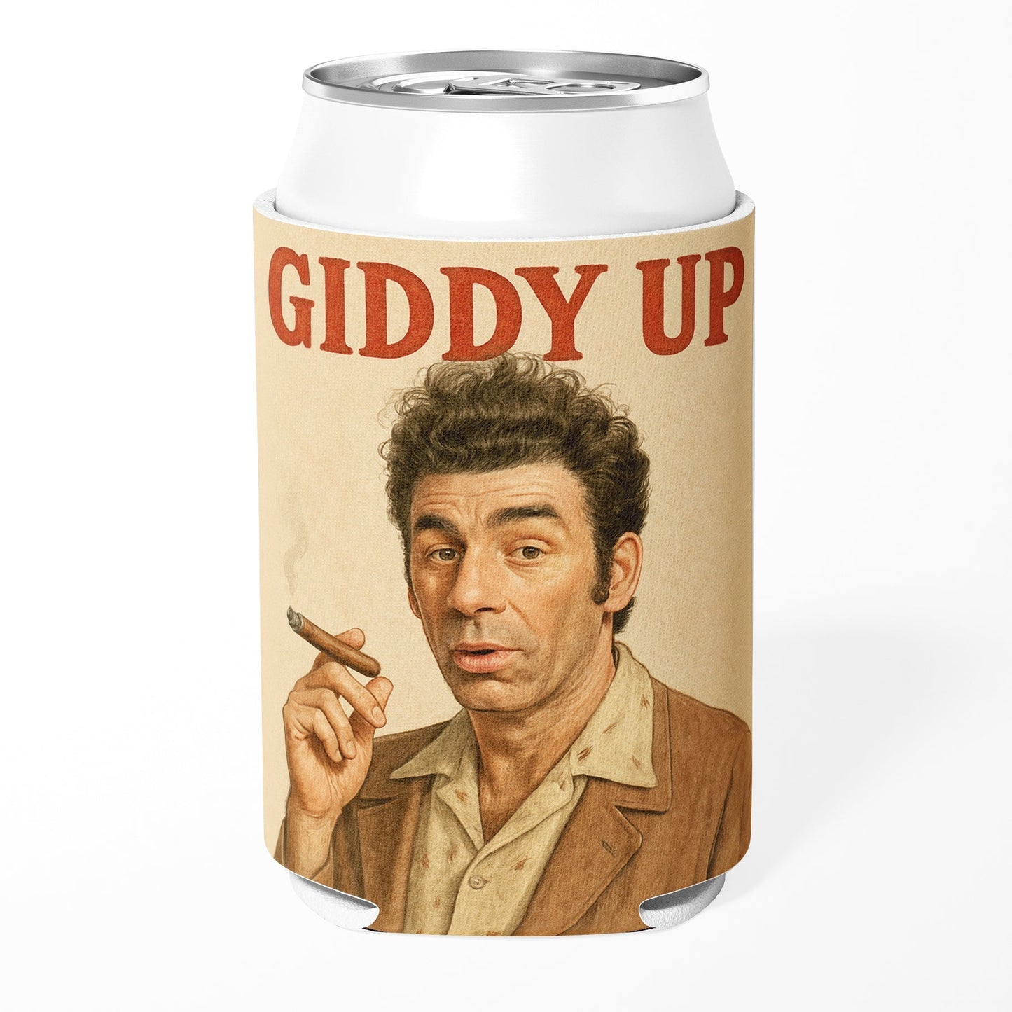 Giddy Up Can Cooler, Funny Seinfeld Kramer Koozie