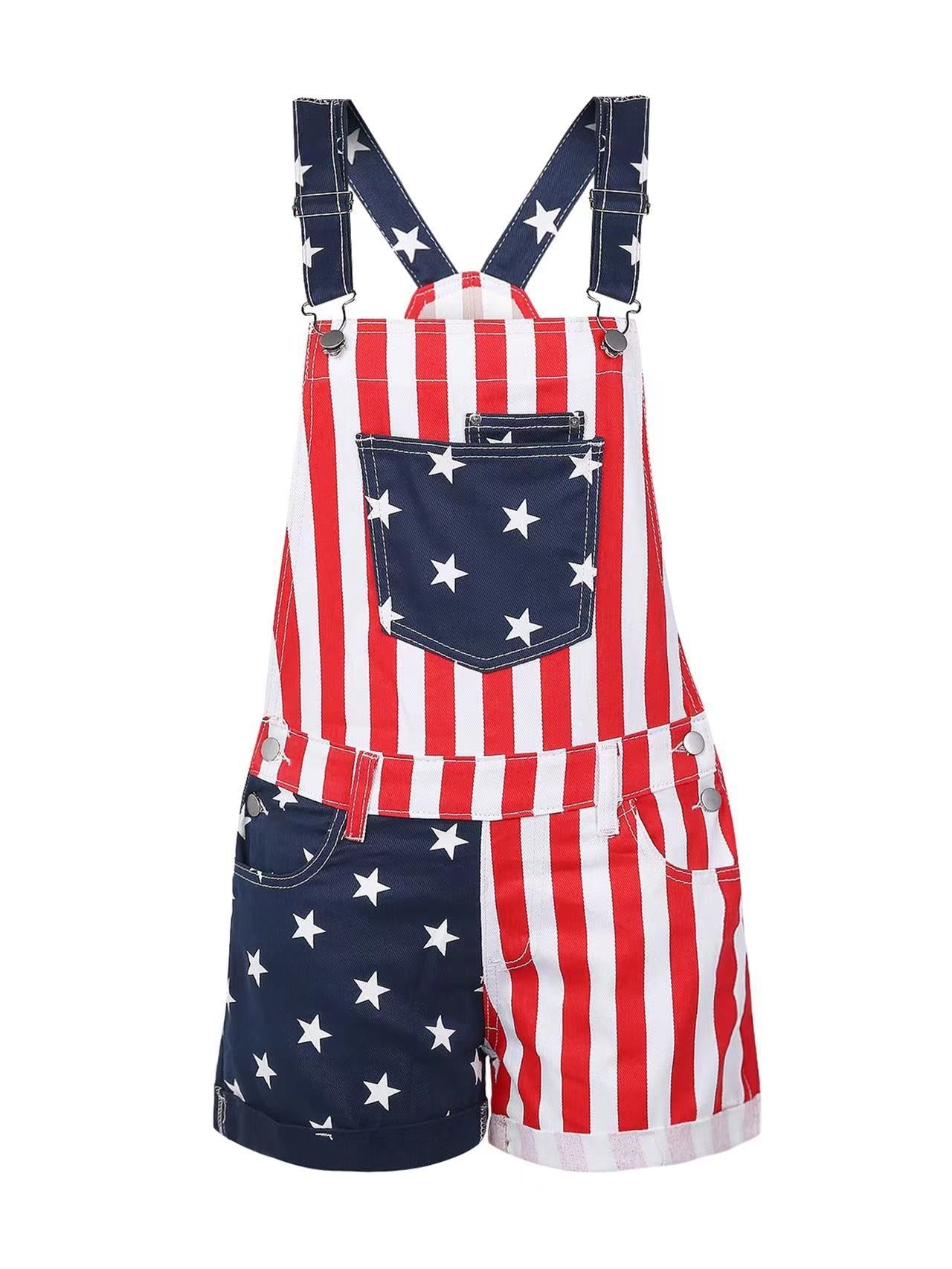'Merica Overalls - Patriotic Festival Overalls