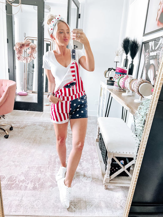'Merica Overalls - Patriotic Festival Overalls