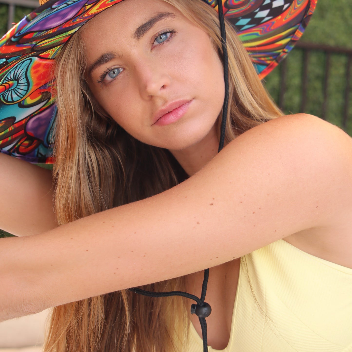 Shrooms in the Shade Straw Hat - UPF 50 Sun Protection, Bosky Hat Co.