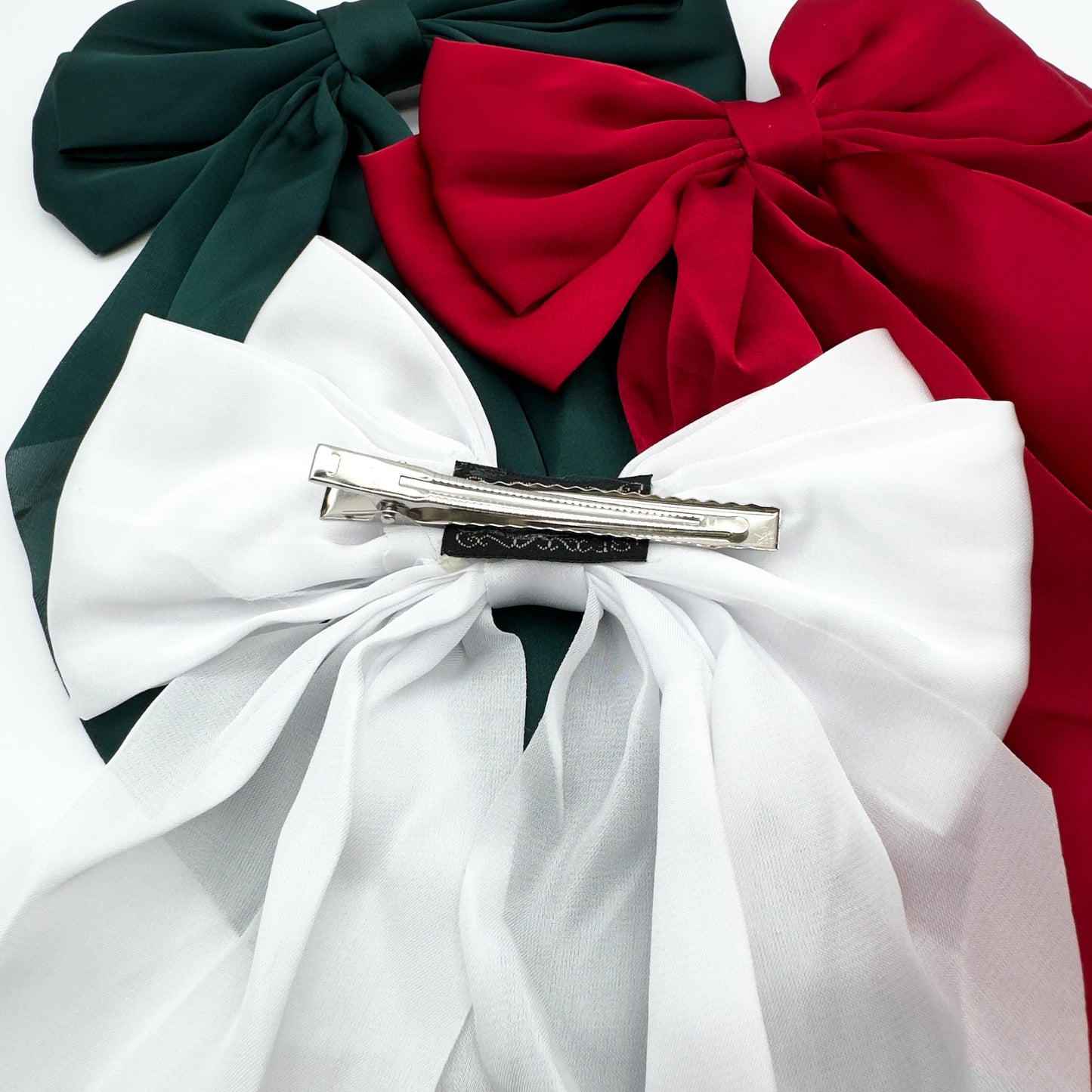 Patriotic Hair Bow with Alligator Clip