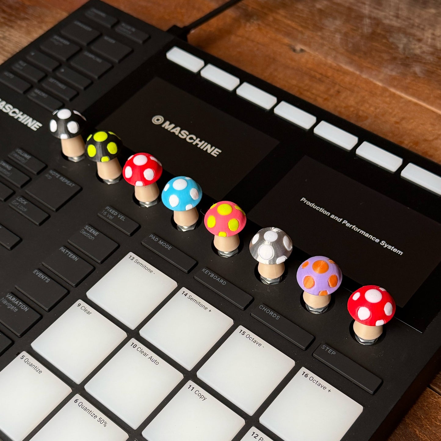 4-Pack Mushroom MIDI Knob for DJ Controllers and Synthesizers