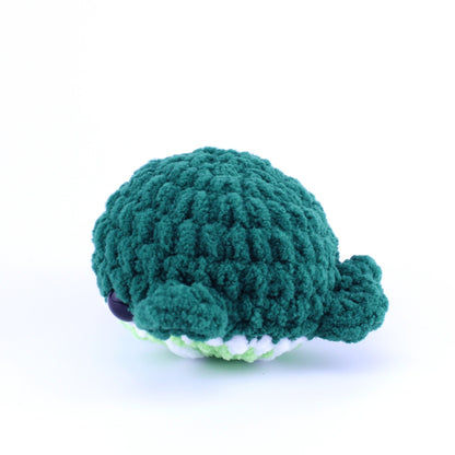 Lana the Lime Whale Crocheted Plushie