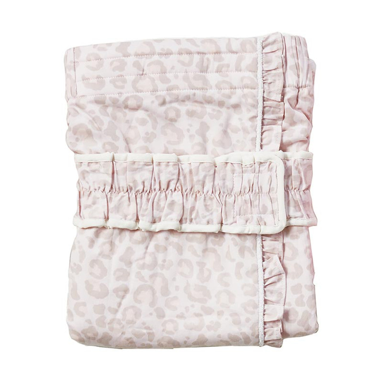 Leopard Print Spa Wrap and Headband Set - Cotton Terry Cloth, One Size