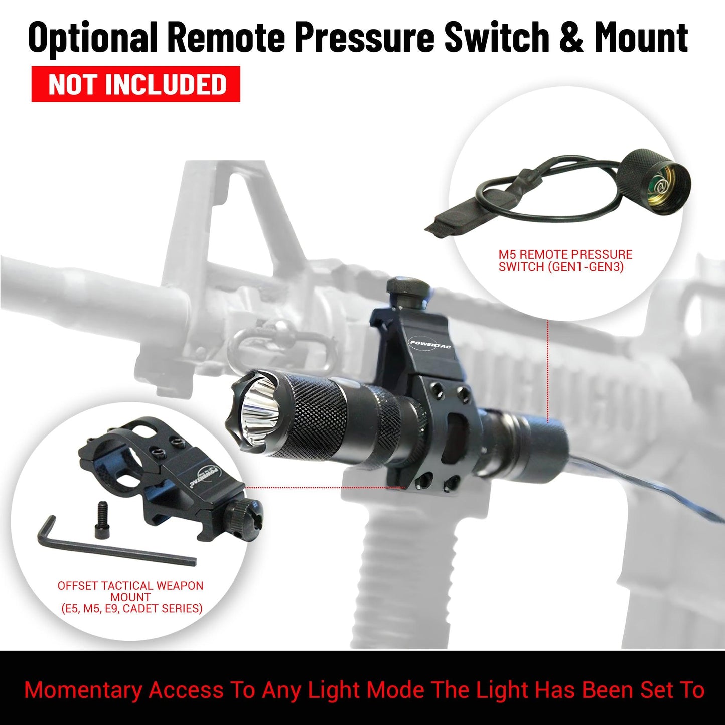 Powertac M5 Gen3 2,030 Lumen EDC Flashlight