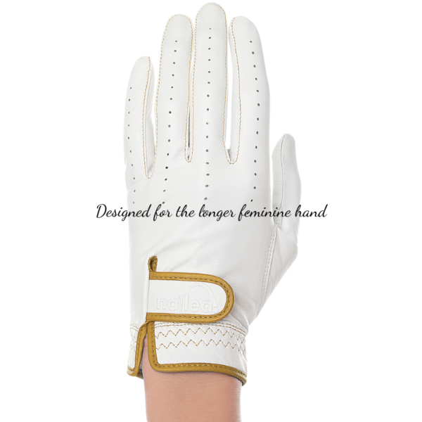Nailed Golf Women's Premium Elongated Leather Golf Glove