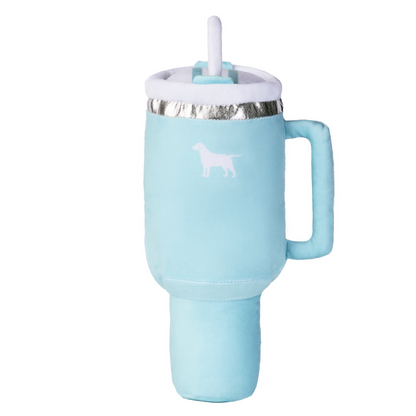 PUPROAR Pup Cup Squeaky Plush Tumbler Dog Toy