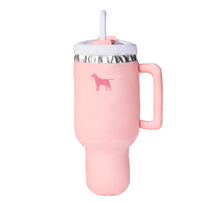 PUPROAR Pup Cup Squeaky Plush Tumbler Dog Toy