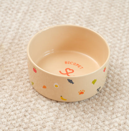 Nomnom Ceramic Pet Bowl for Dogs and Cats