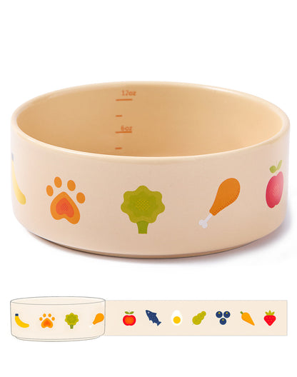 Nomnom Ceramic Pet Bowl for Dogs and Cats