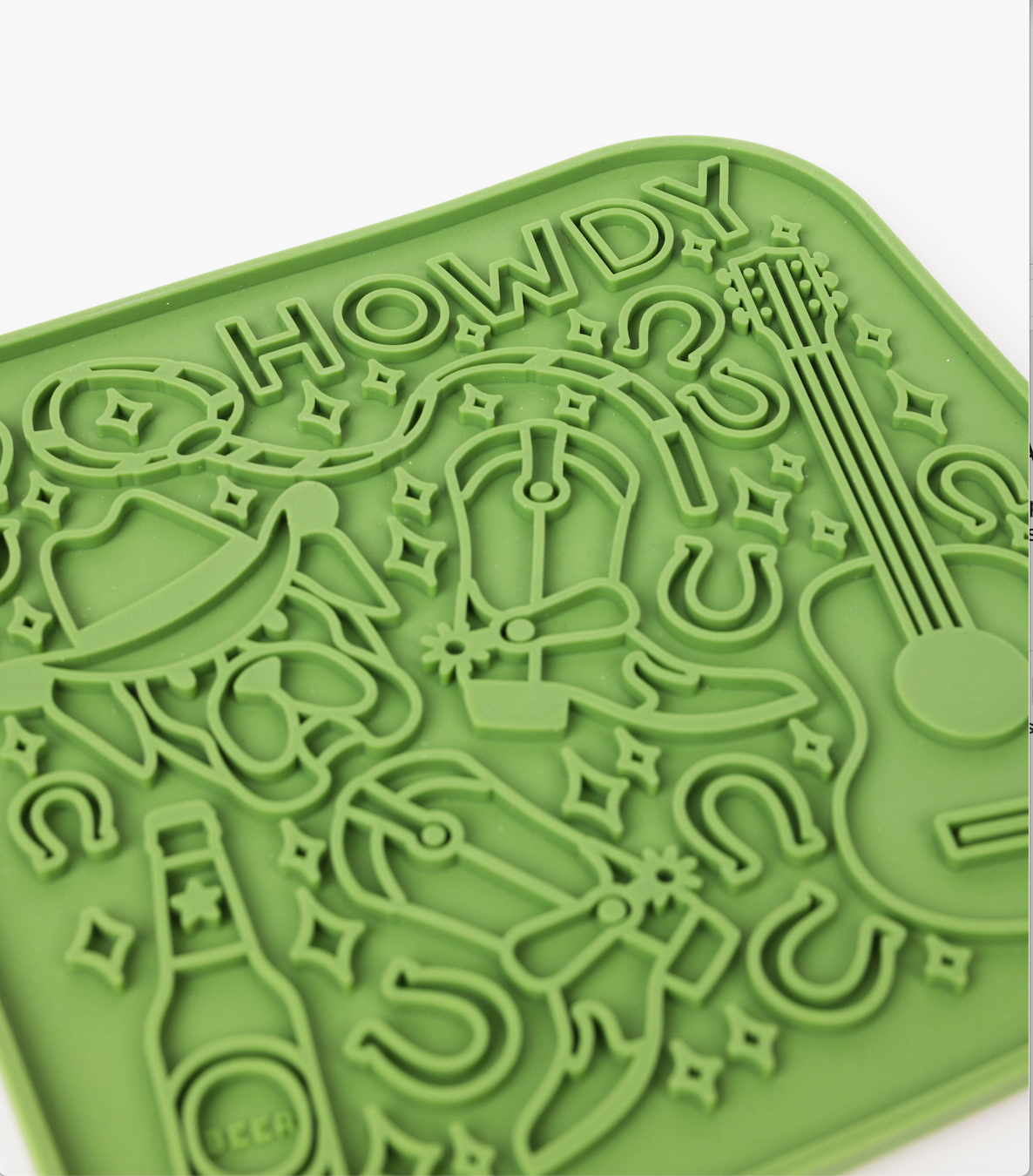 The Modern Dog Company Howdy Lick Mat