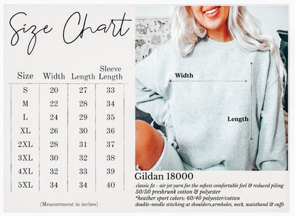 Book Girl Summer Sweatshirt, 5 Colors, Gildan Screen Print