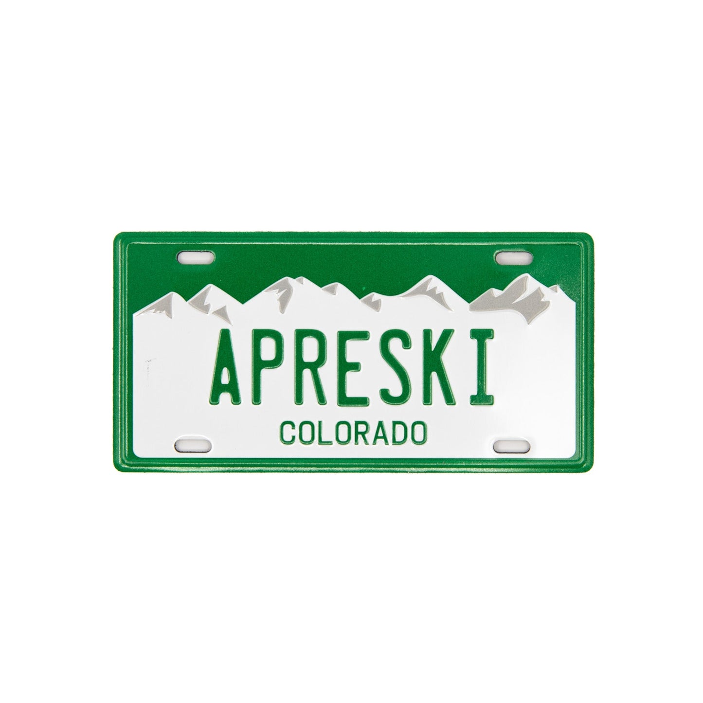 Apreski Colorado License Plate Magnet