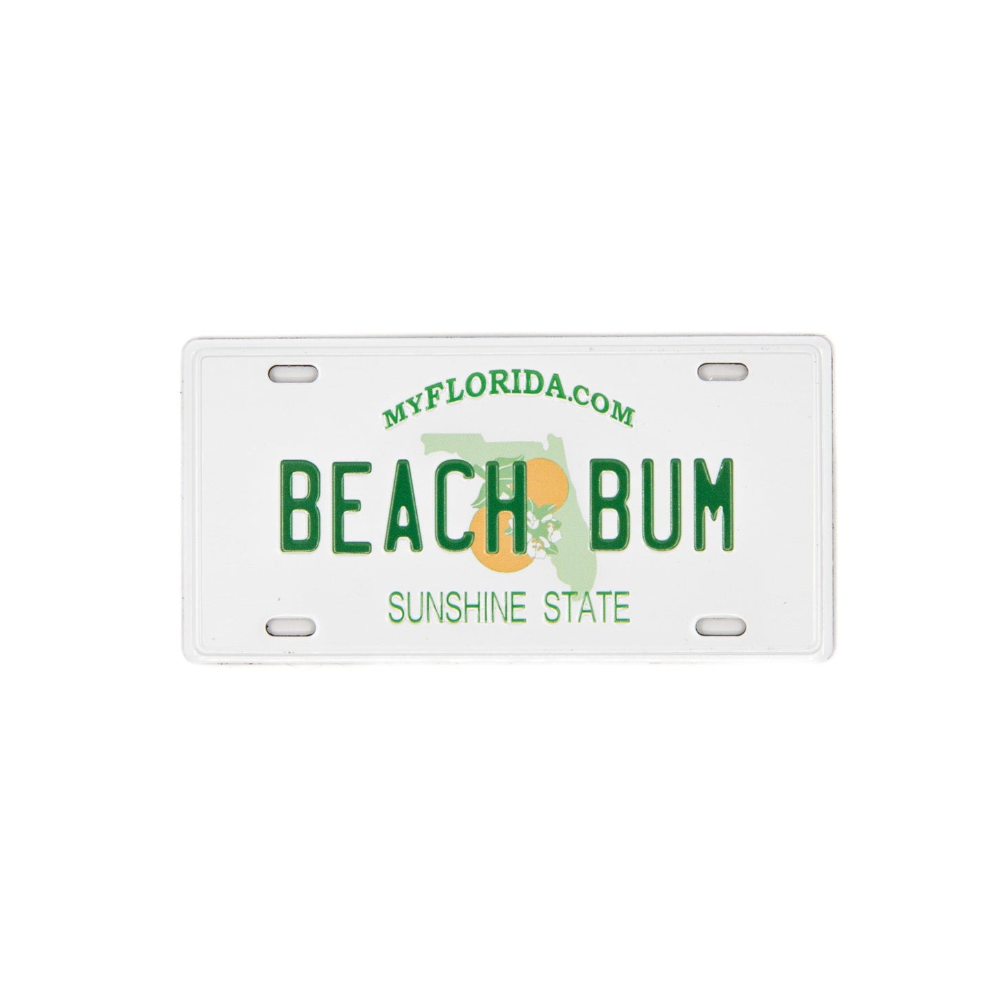 Beach Bum Florida License Plate Magnet