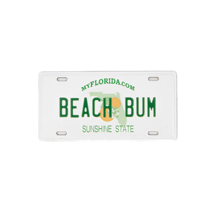 Beach Bum Florida License Plate Magnet