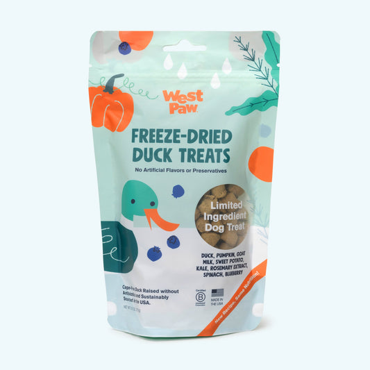 West Paw Duck with Superfood Freeze-Dried Raw Dog Treats