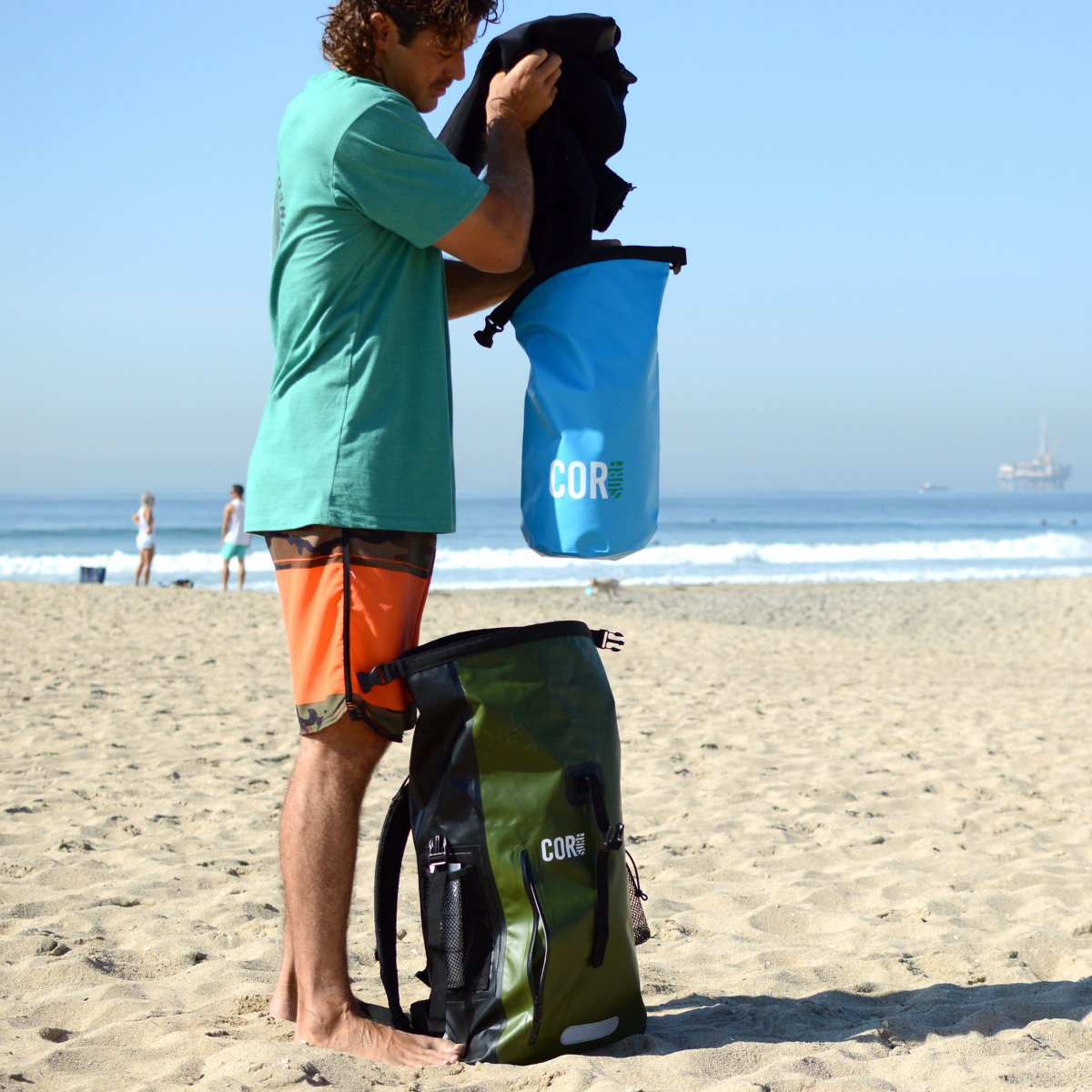 Waterproof Dry Bag Set - COR Surf, Ripstop Tarpaulin, 3-Pack or 4-Pack
