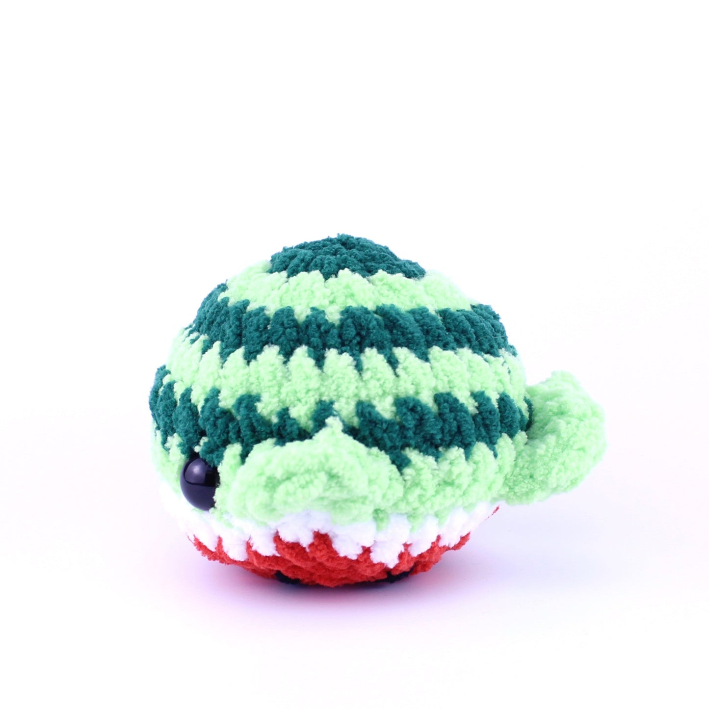Wanda the Watermelon Whale Crochet Plushie