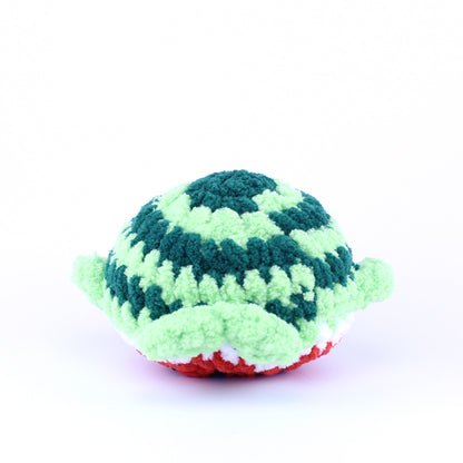 Wanda the Watermelon Whale Crochet Plushie