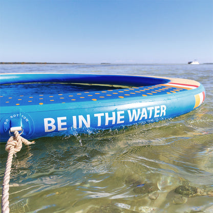 Aqua Lily Pad Wateraft 8ft Round Inflatable Floating Dock