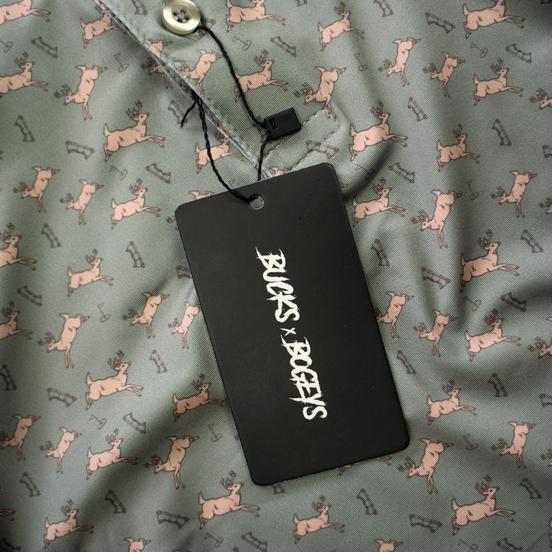 Bow Crew Bows and Bucks Golf Polo Shirt