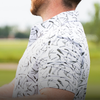 Bow Crew Bucks and Bogeys Golf Polo Shirt